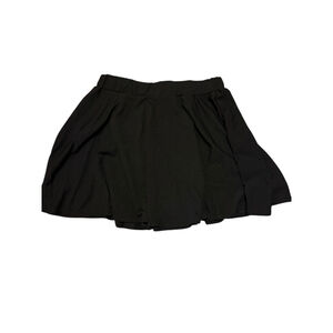 Women's SHEIN Curve Black Circle Skater Skirt 1X